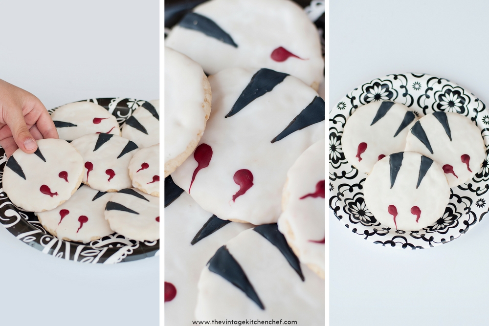 Vampire Bite Cookies are a great Halloween treat for little vampires (and big ones, too!) They are incredibly easy and fun to make.