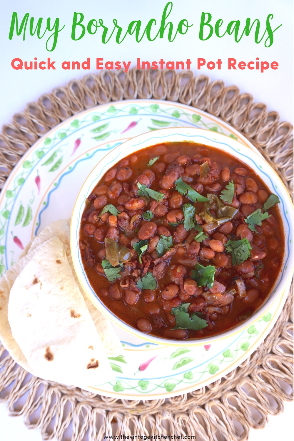 Make these delicious Muy Borracho (very drunk!) beans in your instant pot! They are so flavorful, fast and easy. Sure to be a favorite!