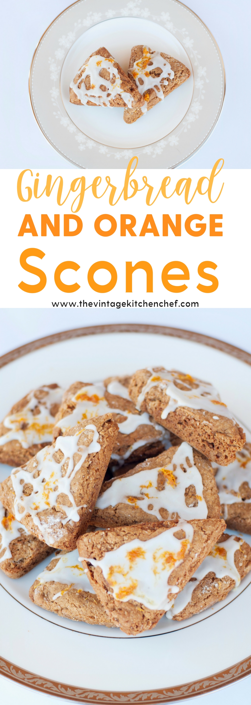 A hint of orange turns an ordinary gingerbread scone into a heavenly treat! These easy but delectable sones are perfect for tea time or breakfast!